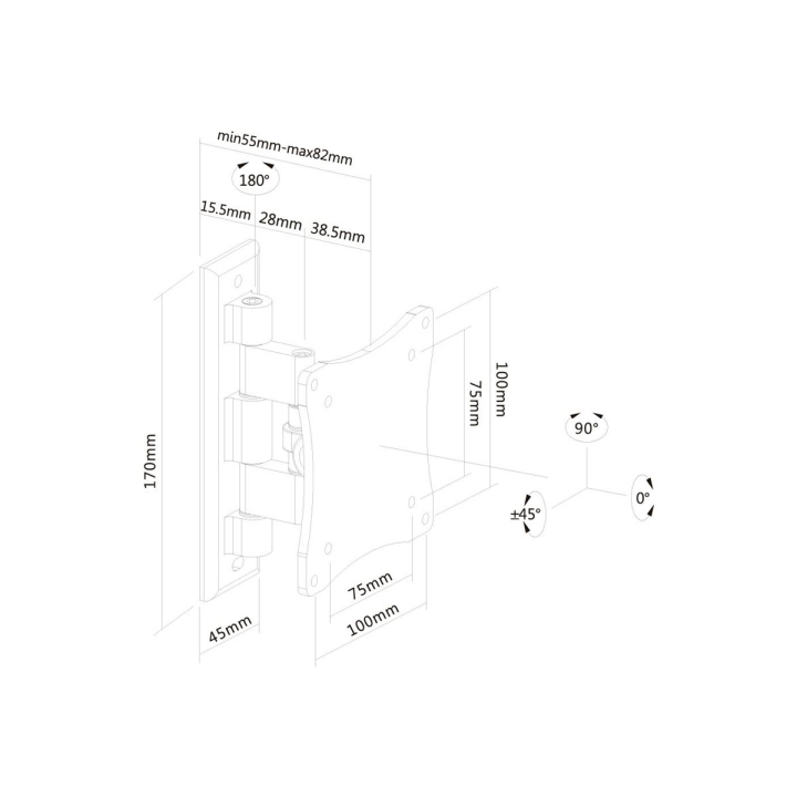 Schematic image Left-angle
