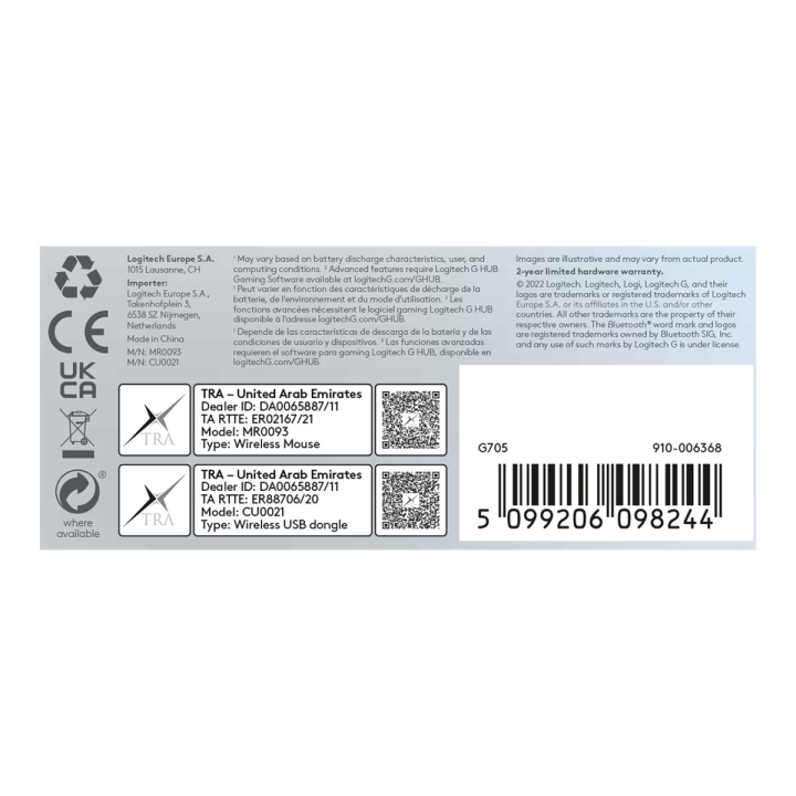 Package view Bottom